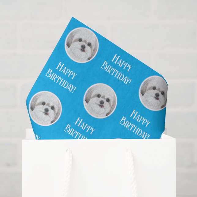 Malshi Blue Tissue Paper (Gift Bag)