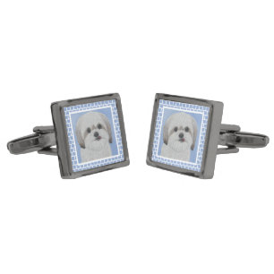 Malshi Dog Cufflinks