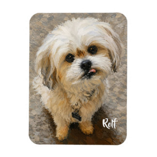 Malshi Dog Flexible Photo Magnet
