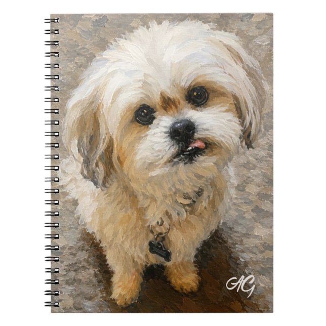 Malshi Dog Notebook (Front)