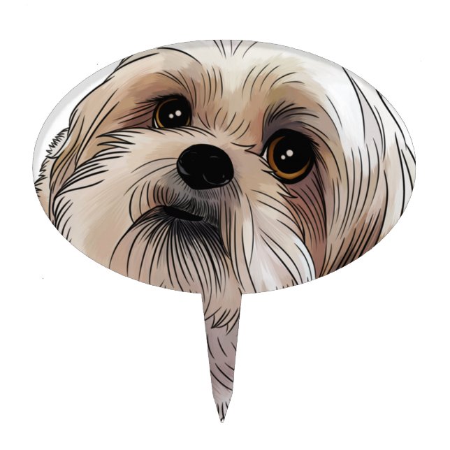 Malshi Mal-shi Cake Topper (Front)