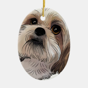 Malshi Mal-shi Ceramic Ornament