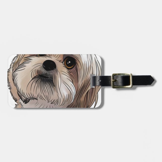 Malshi Mal-shi Luggage Tag (Front Horizontal)