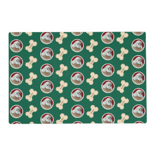Malshi With Bone Green Pet Mat