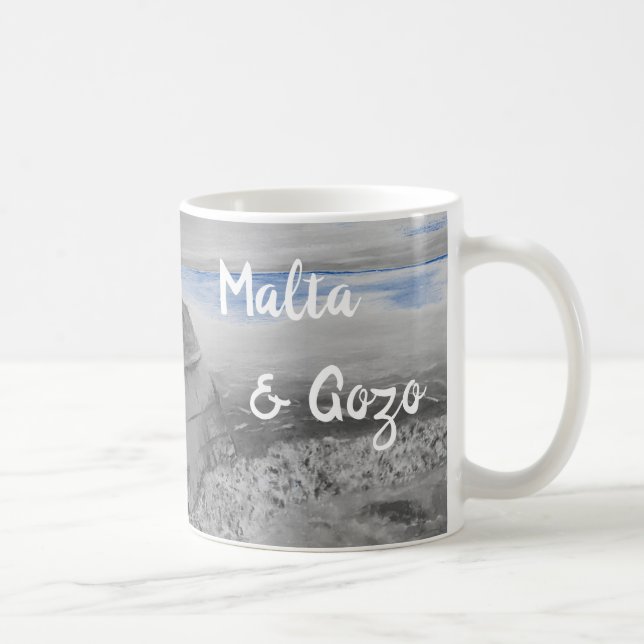 Malta and Gozo Souvenir Mug (Right)