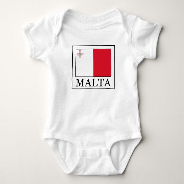 Malta Baby Bodysuit (Front)
