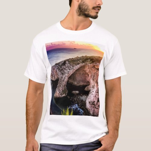 Malta Blue Grotto  T_Shirt