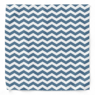 Malta Blue Wave Chevron Bandana