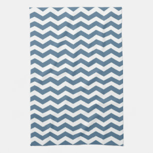 Malta Blue Wave Chevron Towel