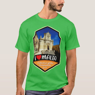 Malta Cathedral Of The Assumption Gozo T-Shirt