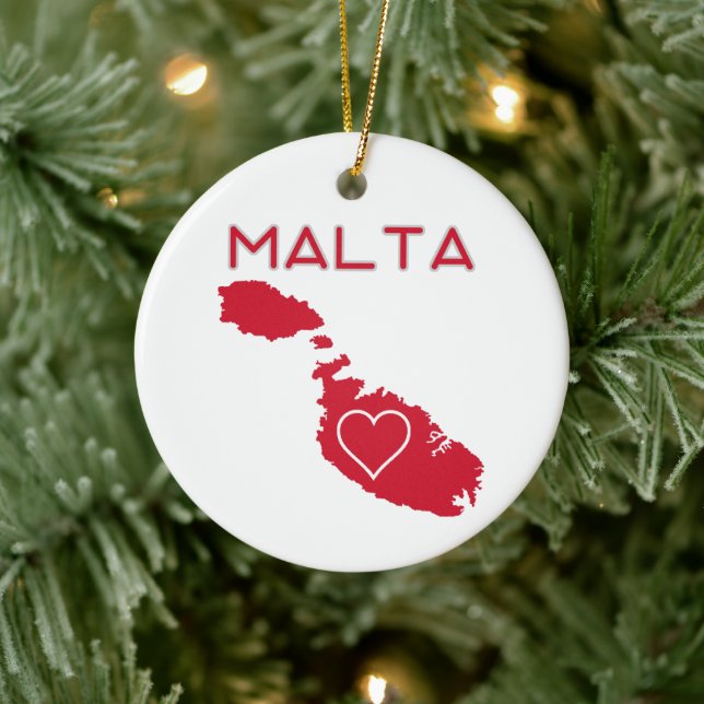 Malta Ceramic Ornament (Tree)