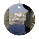 Malta Coast Ceramic Ornament