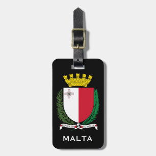 Malta* Coat of Arms Luggage Tag