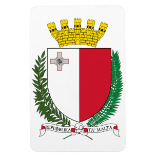 Malta Coat Of Arms Magnet