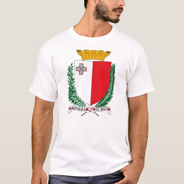 Malta Coat of Arms T-shirt (Front)