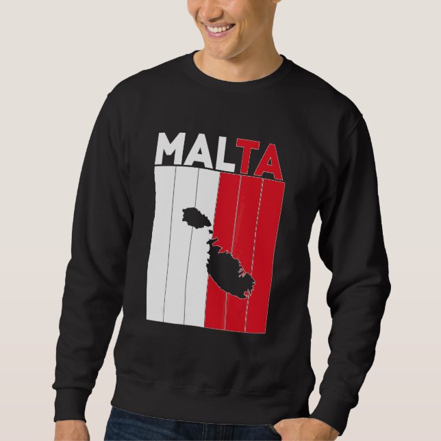 Malta Country Borders Sweatshirt (Front)