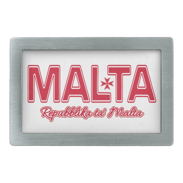 MALTA custom belt buckle (Front)