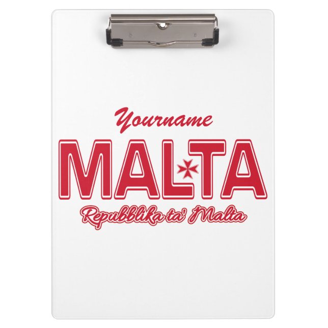MALTA custom clipboard (Front)