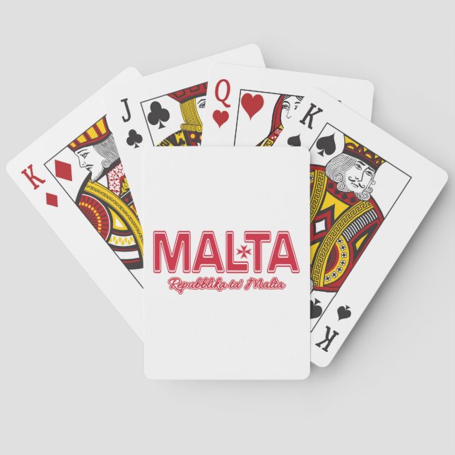 MALTA custom playing cards (Back)