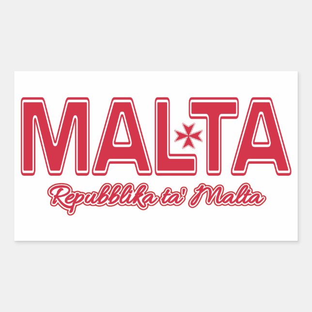 MALTA custom stickers (Front)