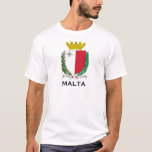 Malta - Emblem/coat Of Arms/symbol/flag T-shirt at Zazzle