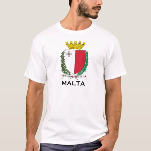 MALTA _ emblemcoat of armssymbolflag T_Shirt