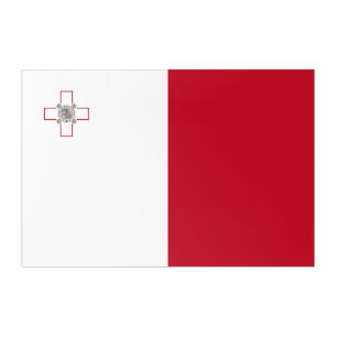 Malta flag acrylic print