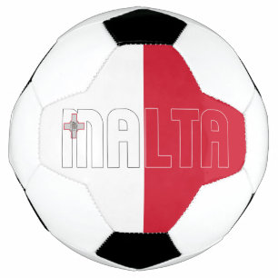 Malta Flag Adorable Patriotic Soccer Ball