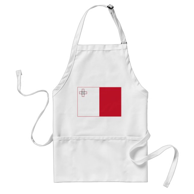 Malta Flag Adult Apron (Front)