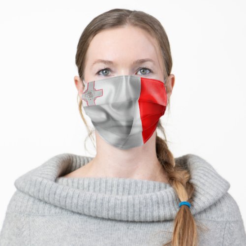 Malta Flag Adult Cloth Face Mask