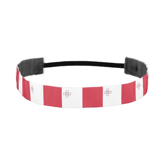 Malta Flag Athletic Headband (Front)