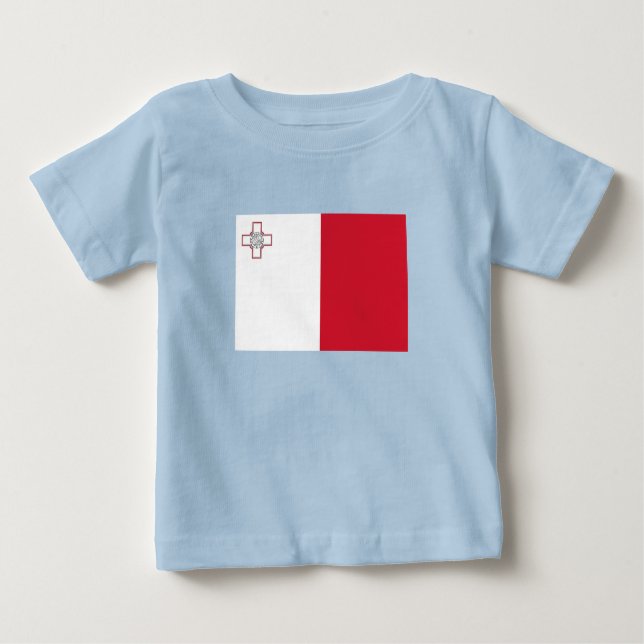 Malta Flag Baby T-Shirt (Front)