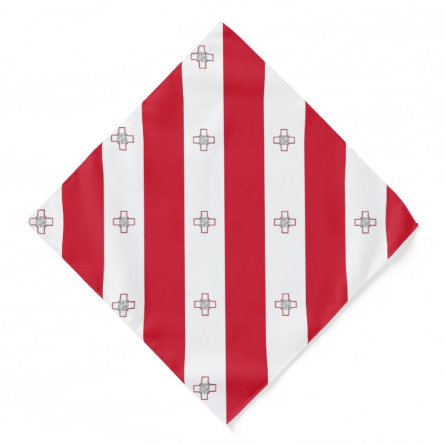 Malta Flag Bandana (Front)