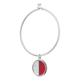 Malta flag bangle bracelet