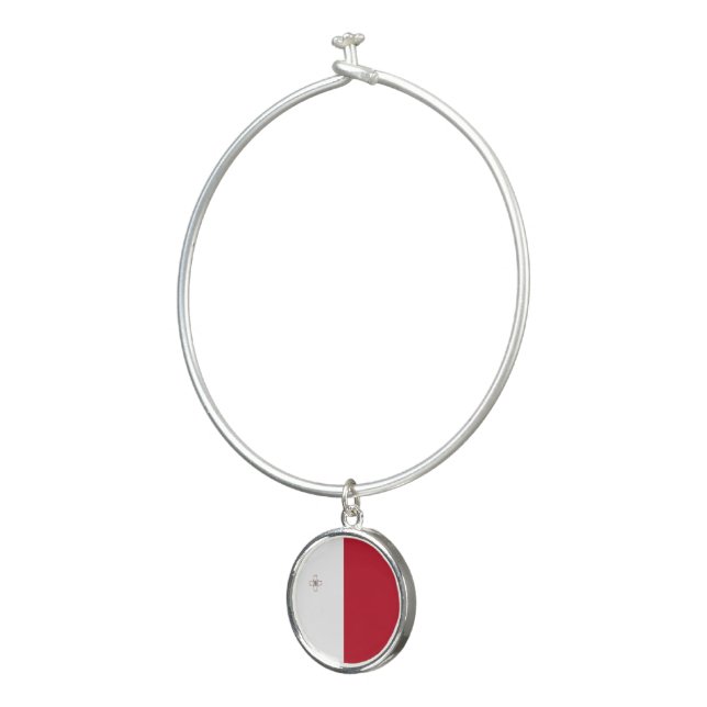 Malta flag bangle bracelet (3/4)