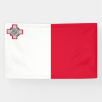 Malta flag banner