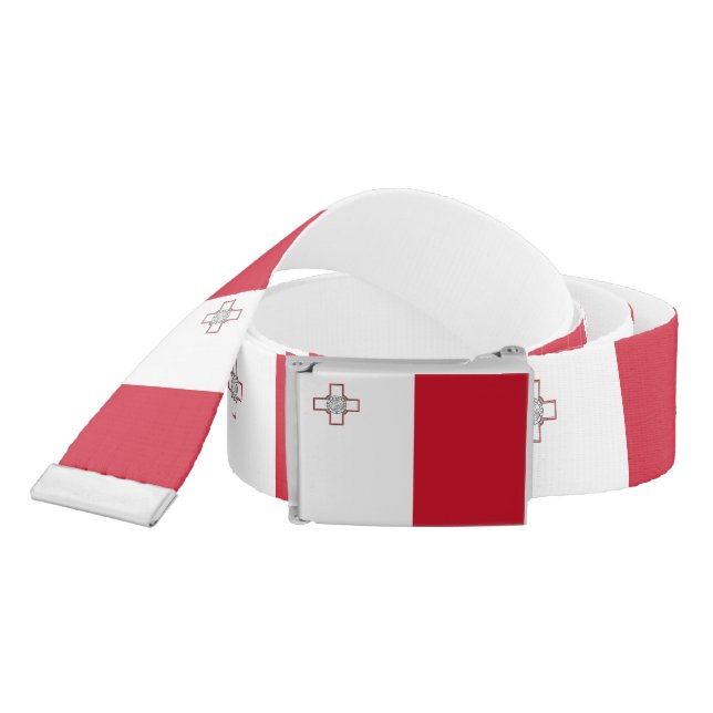 Malta Flag Belt (Snake)