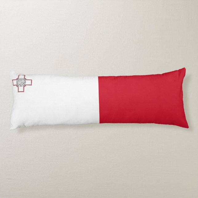 Malta Flag Body Pillow (Back)