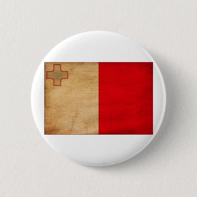 Malta Flag Buttons (Front)