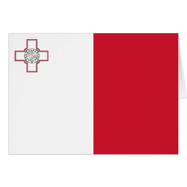 Malta Flag Cards (Front Horizontal)