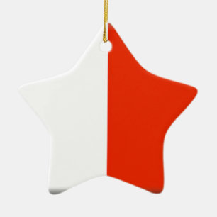 Malta Flag Ceramic Ornament