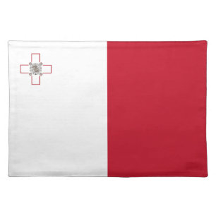 Malta flag cloth placemat