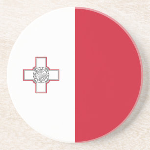 Malta Flag Coaster