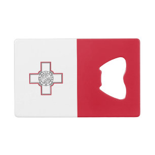 Malta Flag Credit Card Bottle Opener