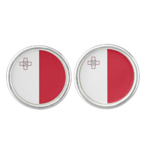 Malta Flag Cufflinks
