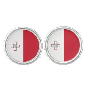 Malta Flag Cufflinks