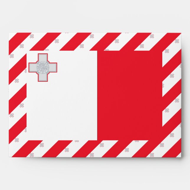 Malta Flag Envelope (Front)