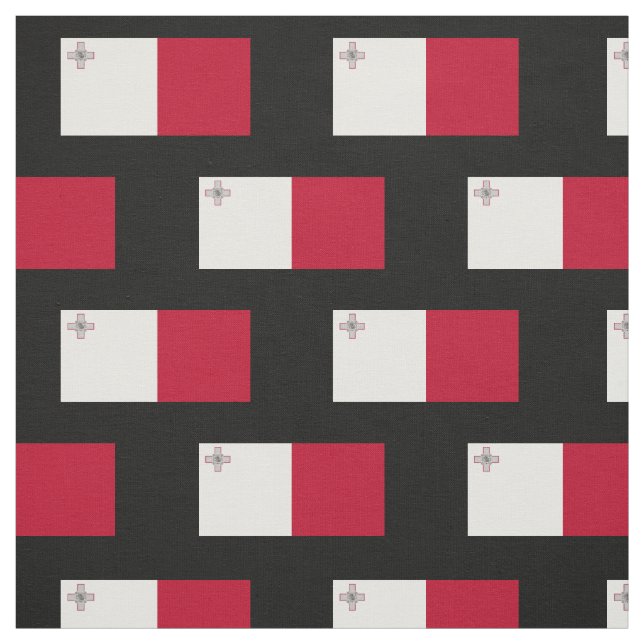 Malta flag fabric (Swatch)