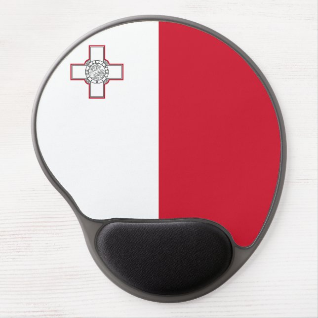Malta Flag Gel Mouse Pad (Front)
