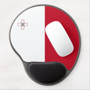 Malta flag gel mouse pad